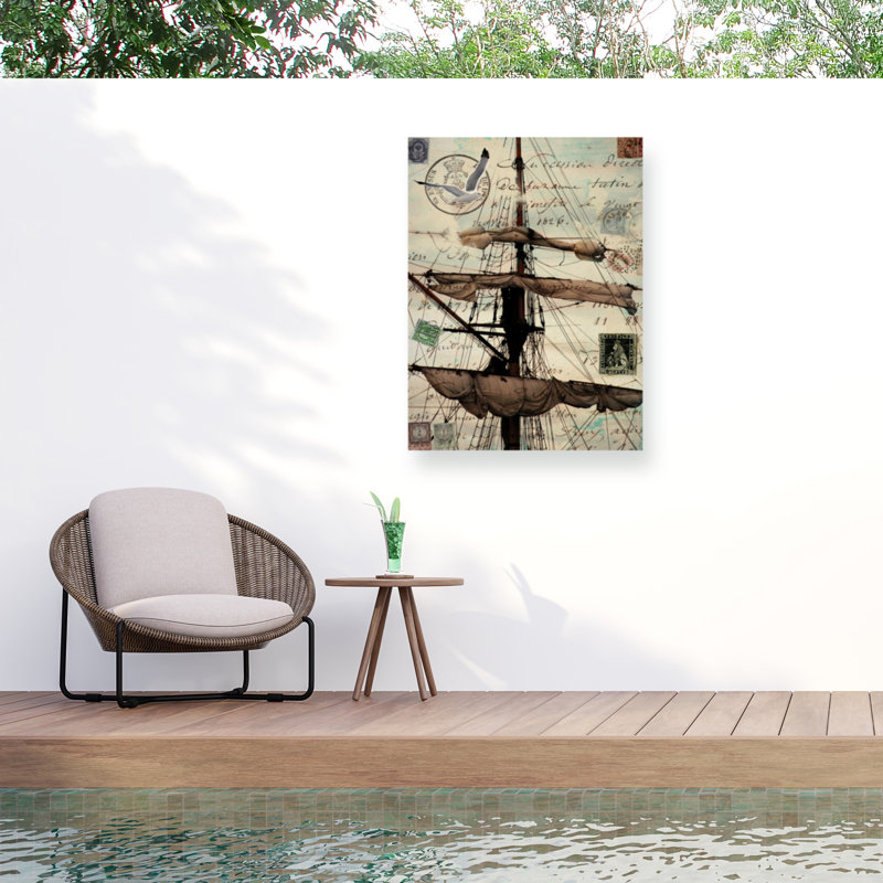Toile d'extérieur Sandy Lloyd «Journey Sails», H 19 po x l 14 po x P 1,5 po