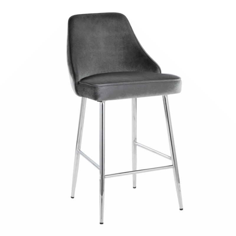 Chaise Beatriz, Gris, Argent