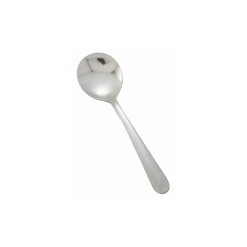 Winco Windsor Stainless-Steel Bouillon Spoon, Heavyweight, 6.25" (12 Pack)