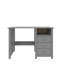 Bureau Albrecht en bois massif - Bureau polyvalent pour le bureau personnel ou le bureau, alliant style et fonctionnalité-94996420