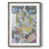 Papier encadré argent vieilli
