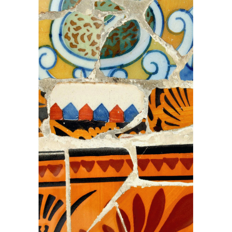 Mosaic Fragments II by Vision Studio - Wrapped Canvas Art Print, 46cm H x 30cm W