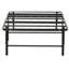 Base de lit solide en métal pour chambre à coucher, cadre de lit plateforme solide pour matelas-944862624