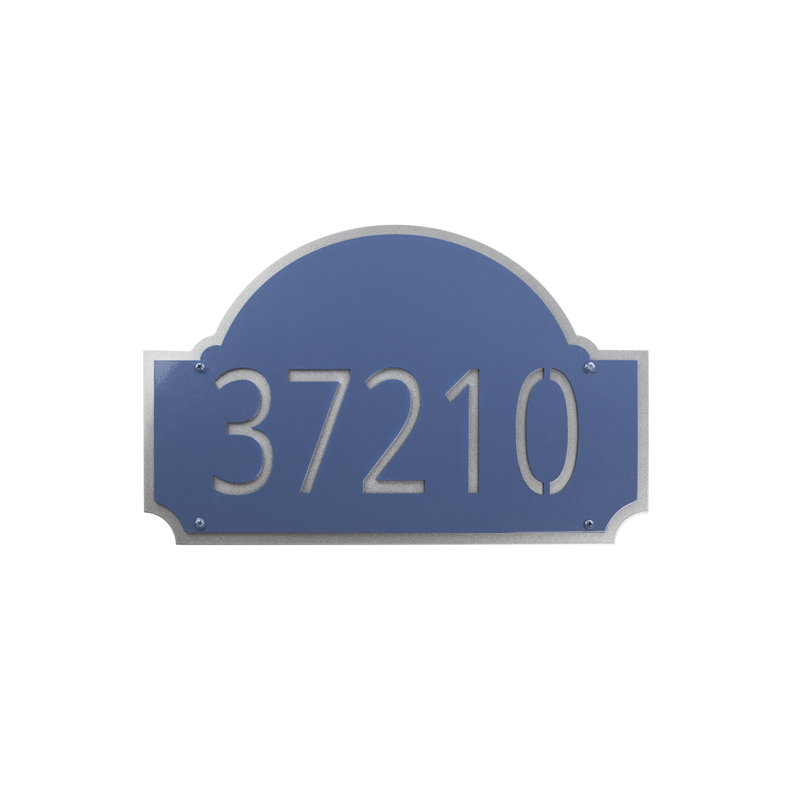 Fitzgerald Flush Mount One Line Wall Mount, Sea Blue/Silver