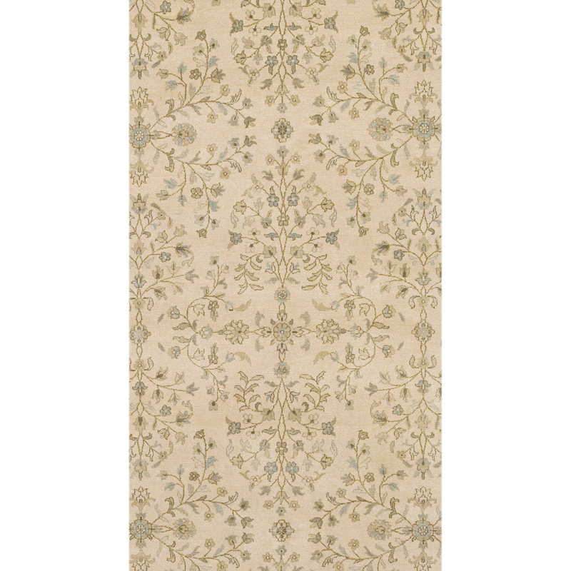 Wool Oriental Area Rug, Rectangle 5' x 7'
