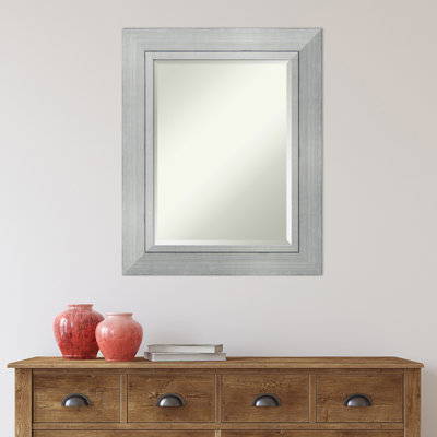 Leeloo Wood Flat Wall Mirror