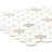 Eterna Hex 12" x 12" Shiny Glass Mosaic Wall Tile