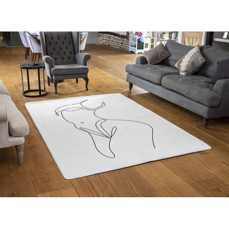 Iqubal Area Rug, Rectangle 140cm x 200cm