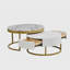 Table basse gigogne moderne avec tiroirs Modern