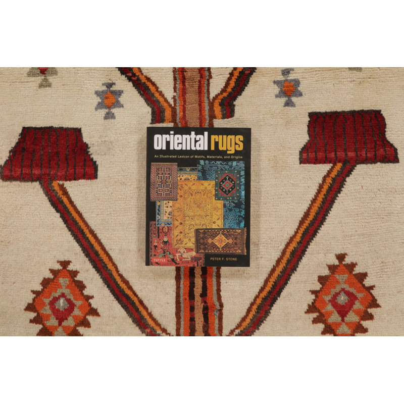 Vintage One-of-a-Kind 3'9" x 5'11" Hand Knotted Area Rug