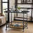 Bar Cart for Home Bar Serving Cart Serving Rolling Carts with Wheels, Drink Cart, Liquor Stand