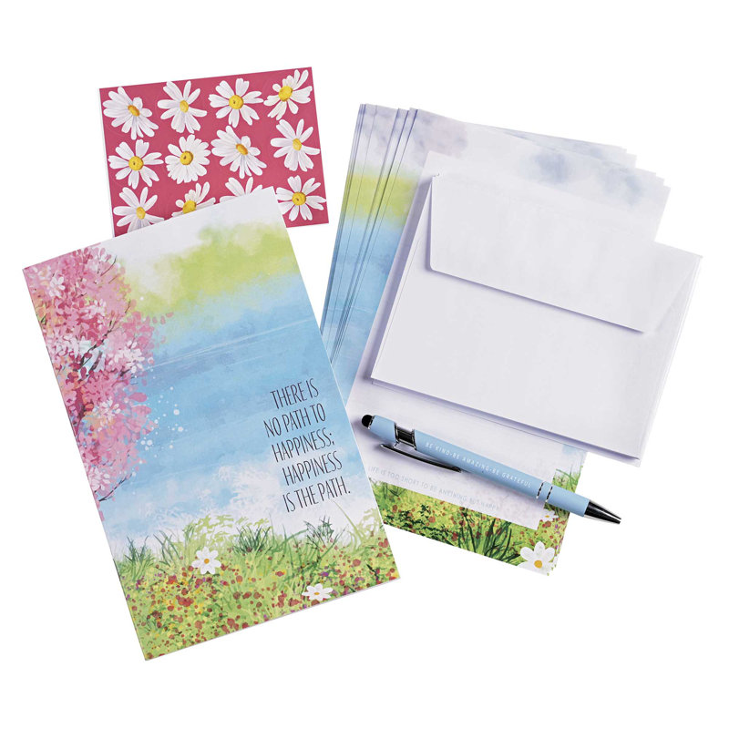 Journal Stationery Set Life Is Too Short