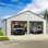 Remise de garage en métal l 25 pi. X P 33 pi.
