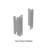 Dowell 18" Double Pullout Kitchen Trash Can with Soft-close Slides - Aluminum-100790297