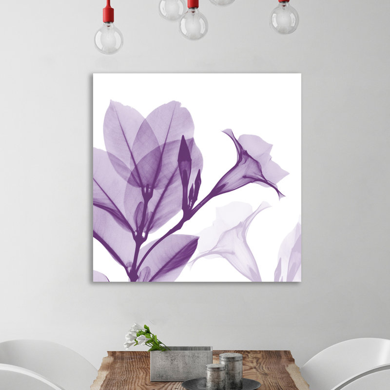 Lavendar Mandelilla - Wrapped Canvas Print, 30 cm H x 30 cm W