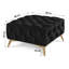 Whitby 80cm Wide Velvet Tufted Square No Pattern Footstool Ottoman-1013612822-1013612812