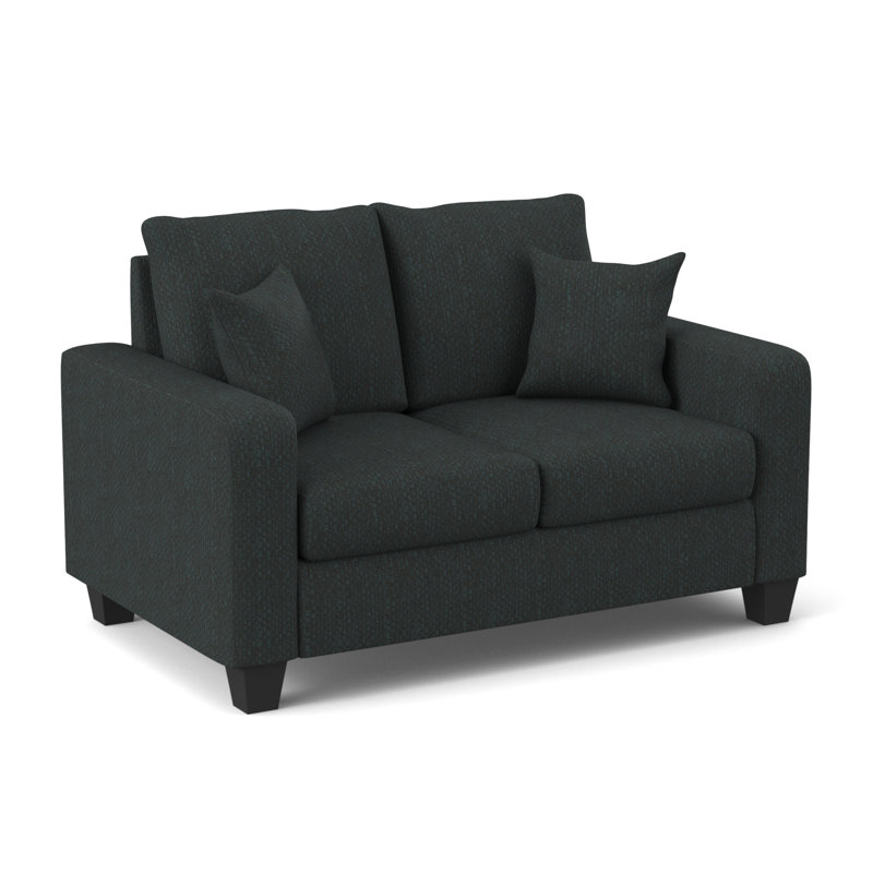 Dorothea  Upholstered 59.5'' Loveseat, Bronco Jade