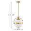 Luminaire suspendu sphérique 1 lumière Reeves-656841296-656841391