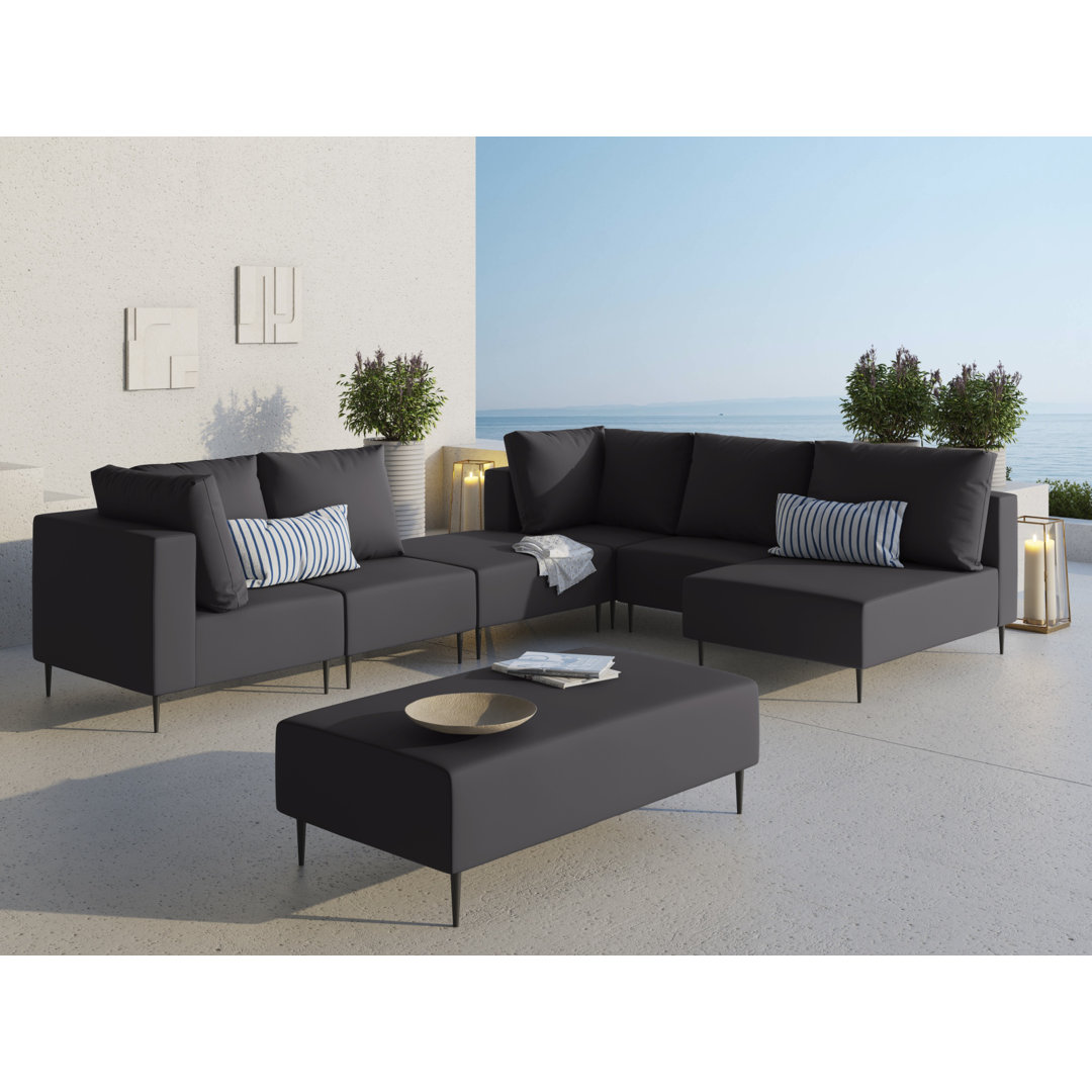 Gartenecksofa Amada mit Kissen