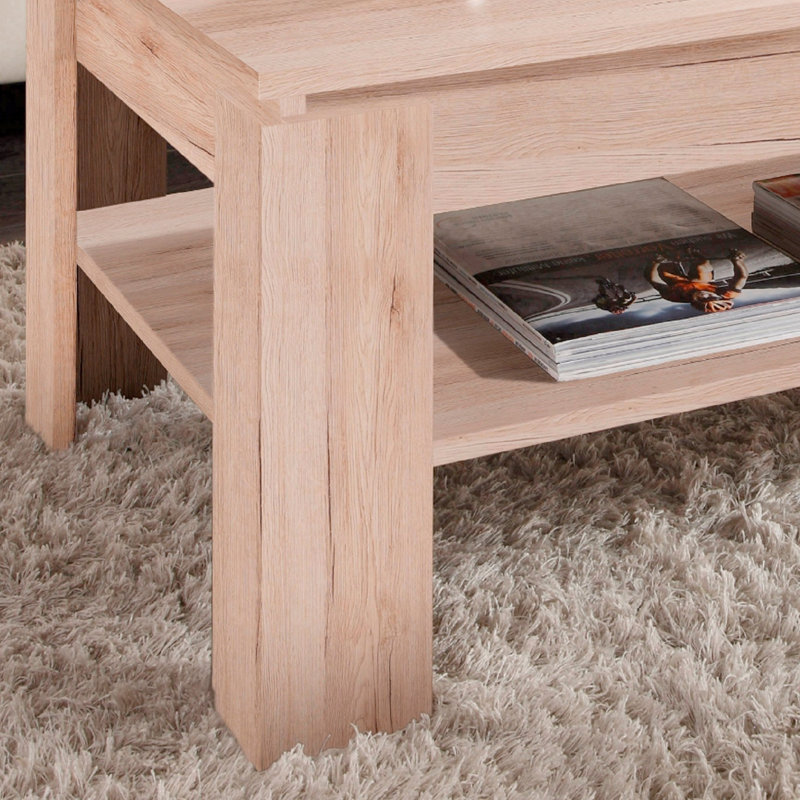 Heath Coffee Table with Storage, Pink