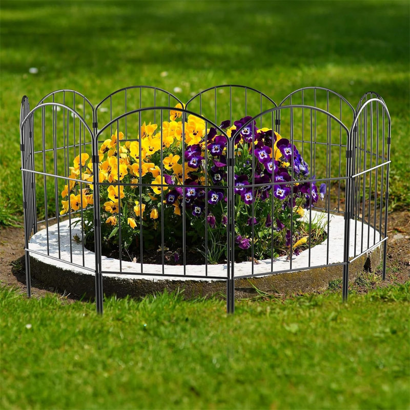 61cm H x 32cm W Metal Fence Panels