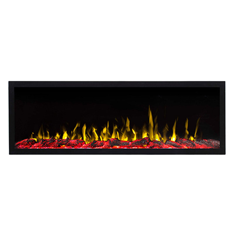 The Sideline Elite Outdoor/Indoor 60-inch Recessed/Wall Mounted Smart Electric Fireplace (No Heat)