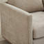 Wide Upholstered Swivel Armchair-1683766254