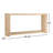 Bellmont 69.25'' Solid Wood Console Table