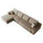 Canapé modulaire Cloud avec méridienne modulaire en L et sièges en velours côtelé moelleux sans assemblage-1518264482-1518264483-1518264494
