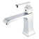 Arched Square Single Hole Bathroom Faucet