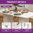 Brittay White Modern Rectangular Dining Table-425291371