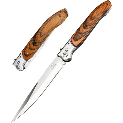 12" Assisted Opening Folding Knife Pocket Knife