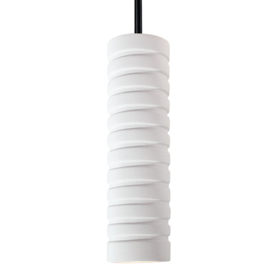 Luminaire suspendu à cylindre simple 1 lumière Pei