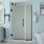 Porte de douche à charnière sans cadre 31,25 x 72 Belmore-30109624-38032682