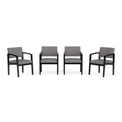 Lenox Wood Waiting Reception Commercial Grade Furniture Set / 4-Guest Chair