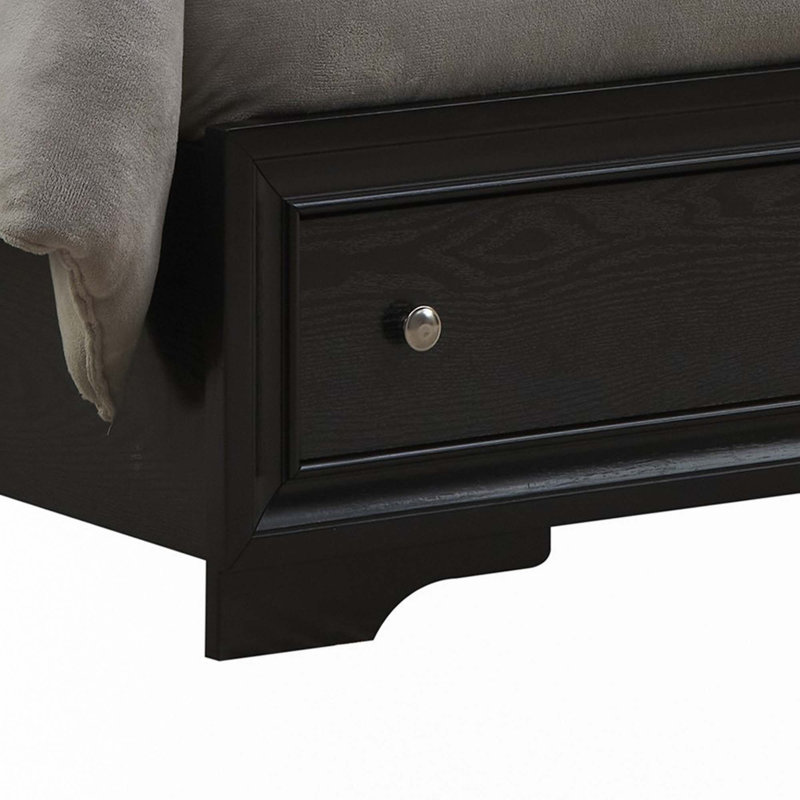 Bed Frame(Only Bed), Full, Black