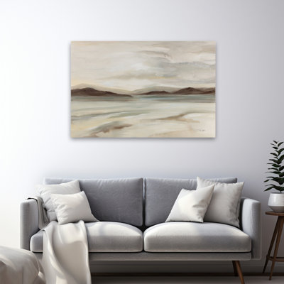 Silence contemporain gris paysage brun côte