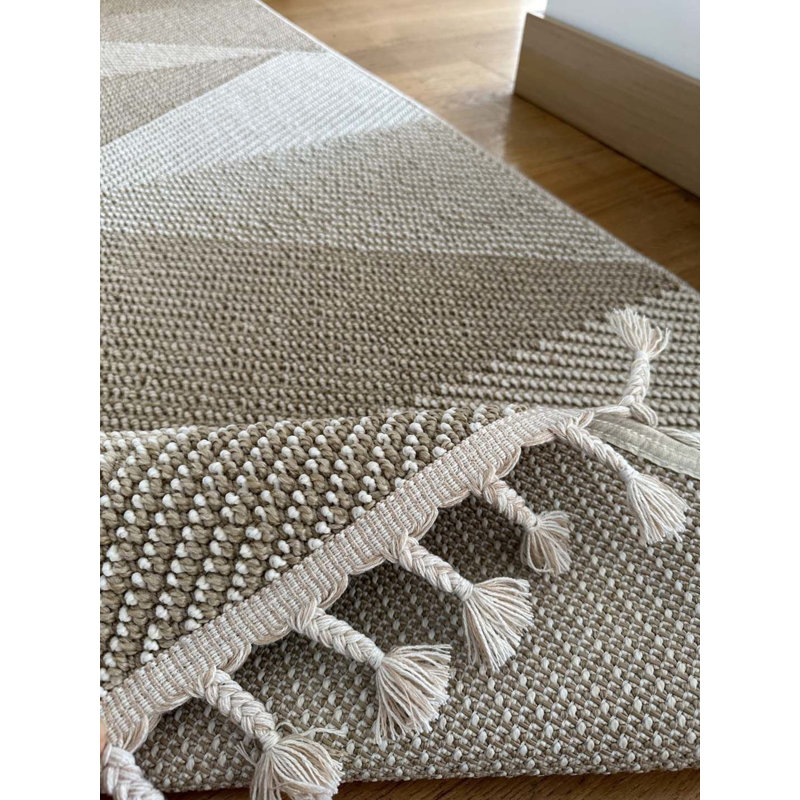 Tapis rectangulaire Tilina avec envers antidérapant, Rectangle 4 pi 3 po x 9 pi 10 po