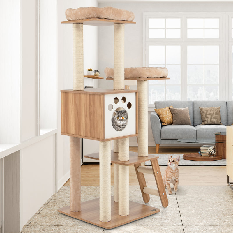 Pitre 157cm H Cat Tree