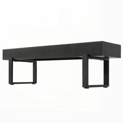 Durable 59-Inch Wood Bench With Thick MDF Top And Metal Legs, Versatile For Bedroom, Kitchen, And Entryway