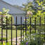 Metal Garden Fence Panels, 5 Pack, No-Dig Decorative Post Tops-1738446874-1738446944