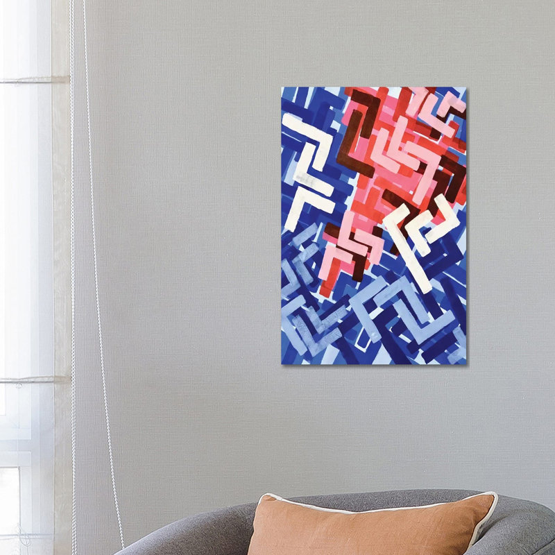 Bubblegum Graffiti 1 Piece Wrapped Canvas Painting, 66.04 cm H x 45.72 cm W x 3.175 cm D
