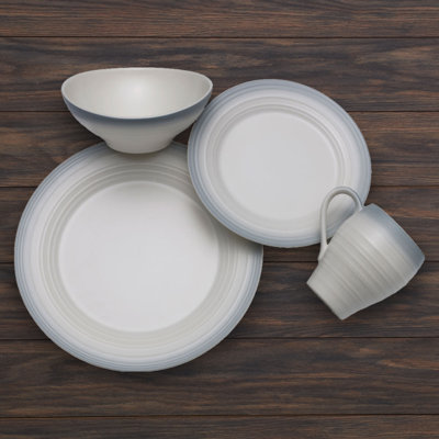 Mikasa Swirl 4-Piece Place Setting, Service for 1