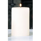 Unscented Pillar Candle