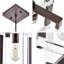 Luminaire suspendu noir 1 lumière