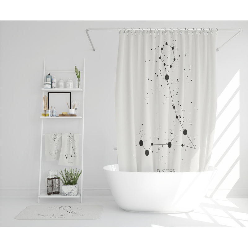 Nashid Polyester Shower Curtain Set