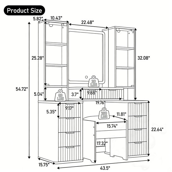Dimensions du produit