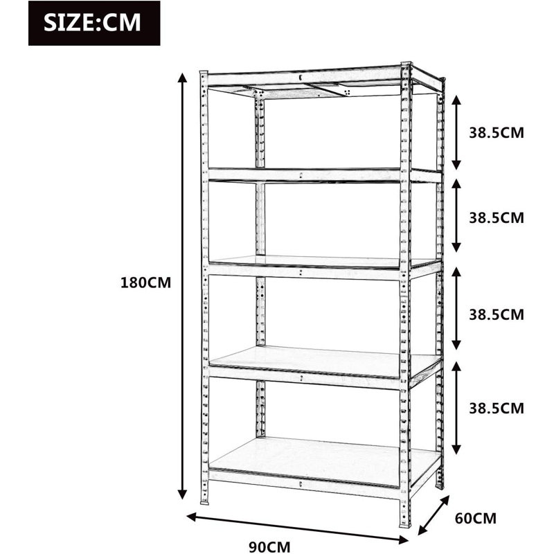 Guice 90 cm W Shelving Unit
