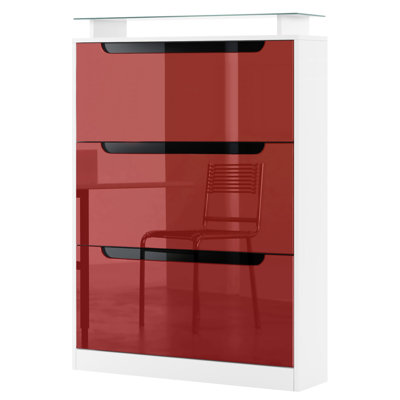Aceto 24 Pair Shoe Storage Cabinet