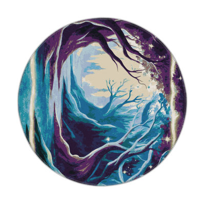 Nightfall Bloom Indoor And Outdoor Area Rug